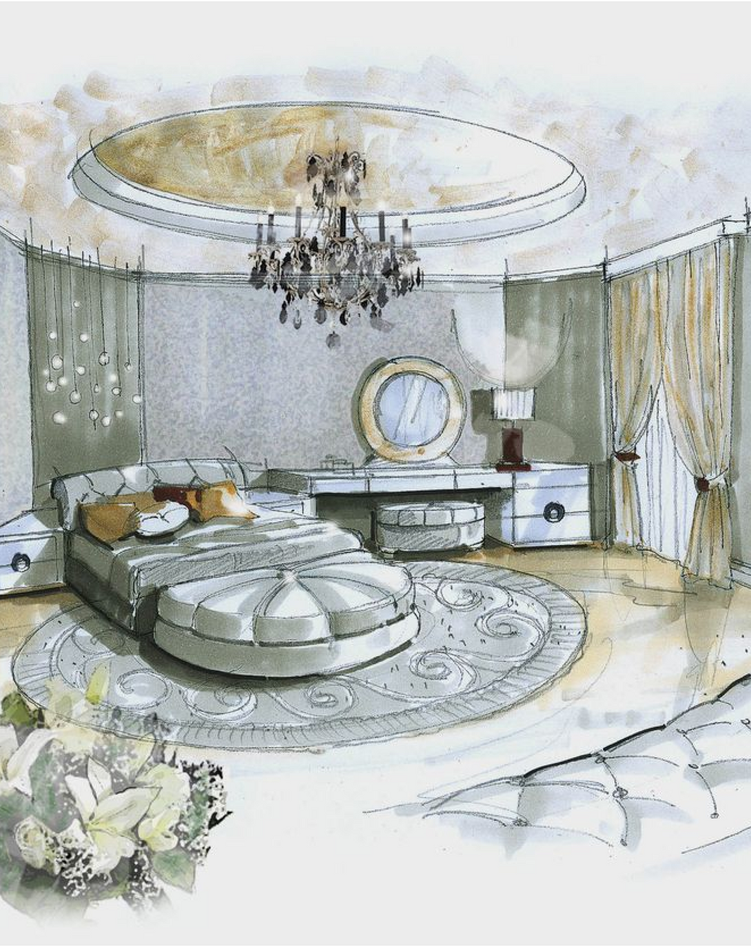 Bohemian Bed Room Interior Solution ANGHI HOMES