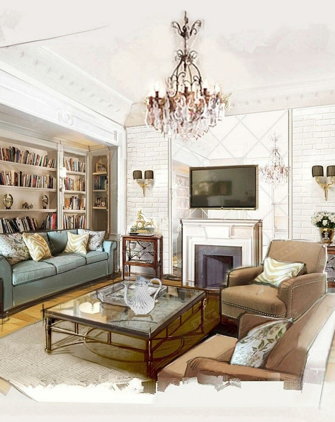 Jia Living Room Interior Design ANGIE HOMES