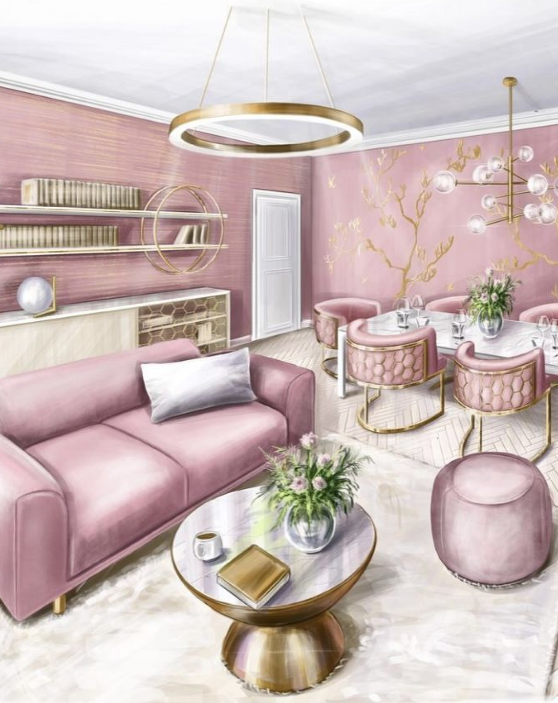 Snuggle Haven Living Room Interior Design ANGIE HOMES