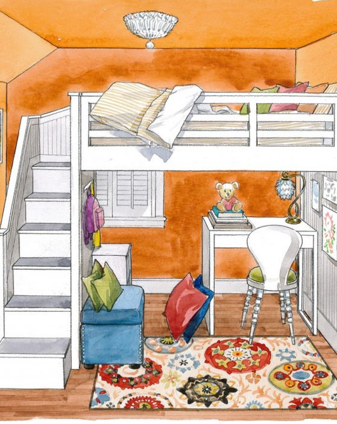 Ana Contemporary Teen Bedroom Design Ideas ANGIE HOMES