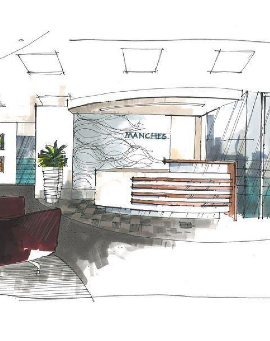 Office Reception Interior Solution By Angie Homes ANGIE HOMES