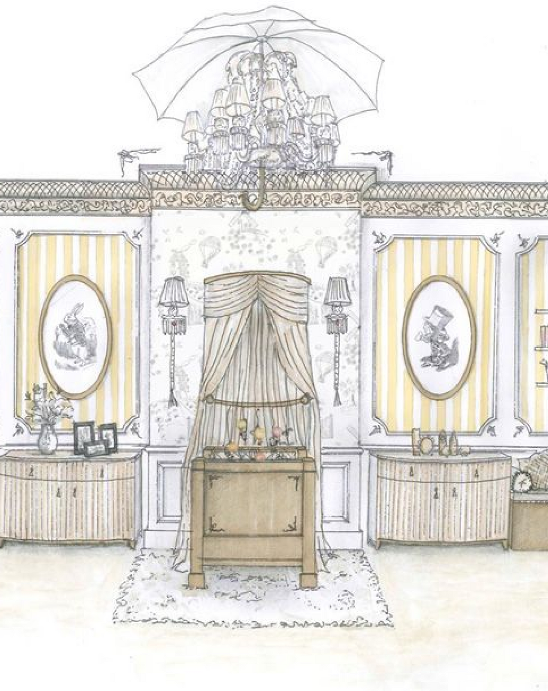 Pivo Nursery Room Interior Design in Budget ANGIE HOMES