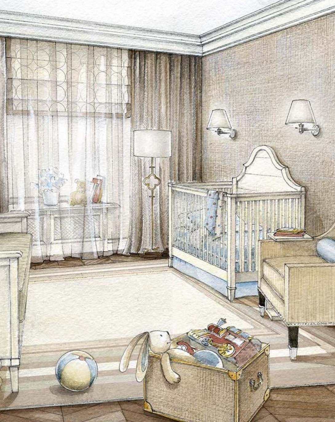 Jovi Small Nursery Room Interior Design ANGIE HOMES