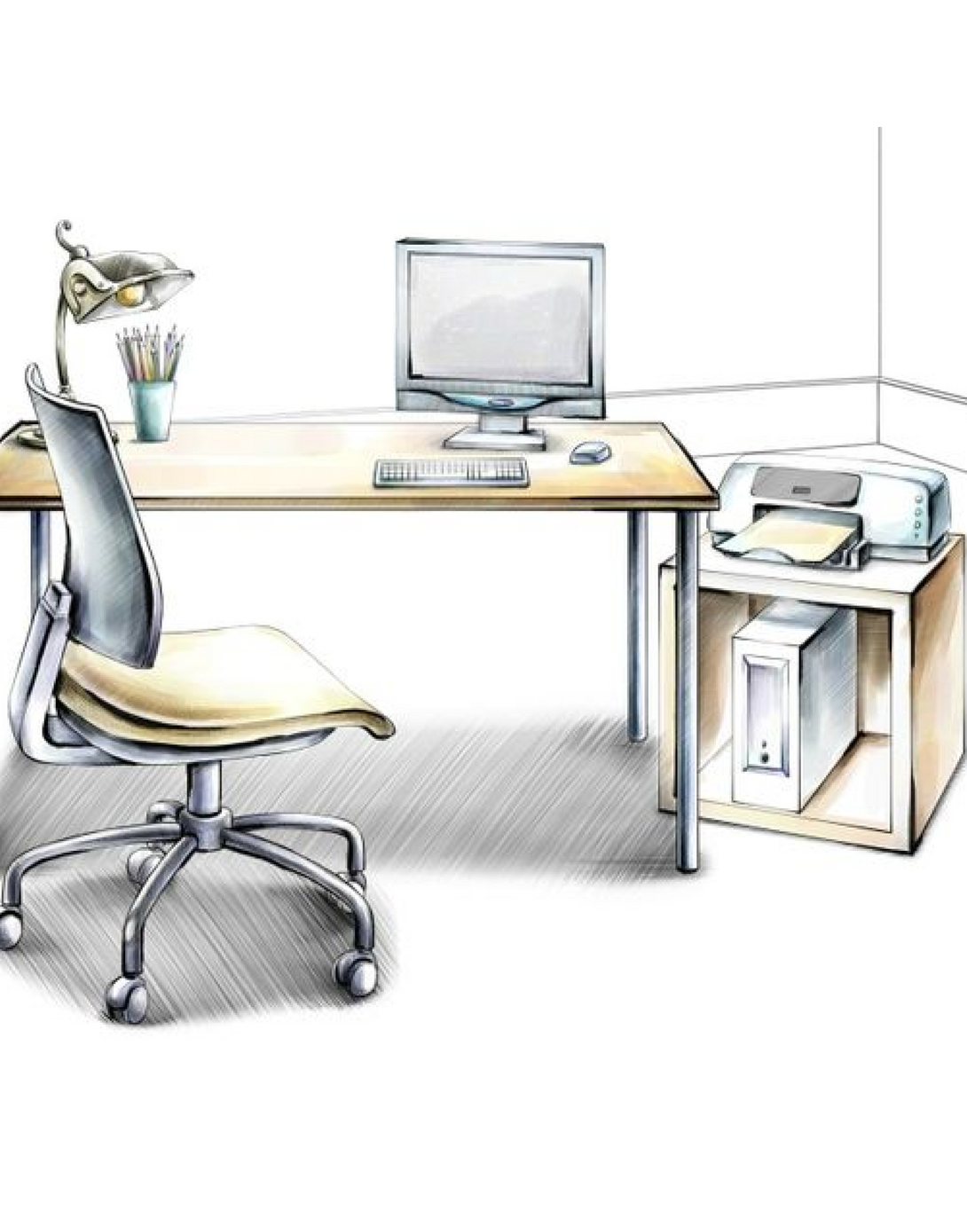 Luxurious Office Cabin Interior Solution ANGIE HOMES