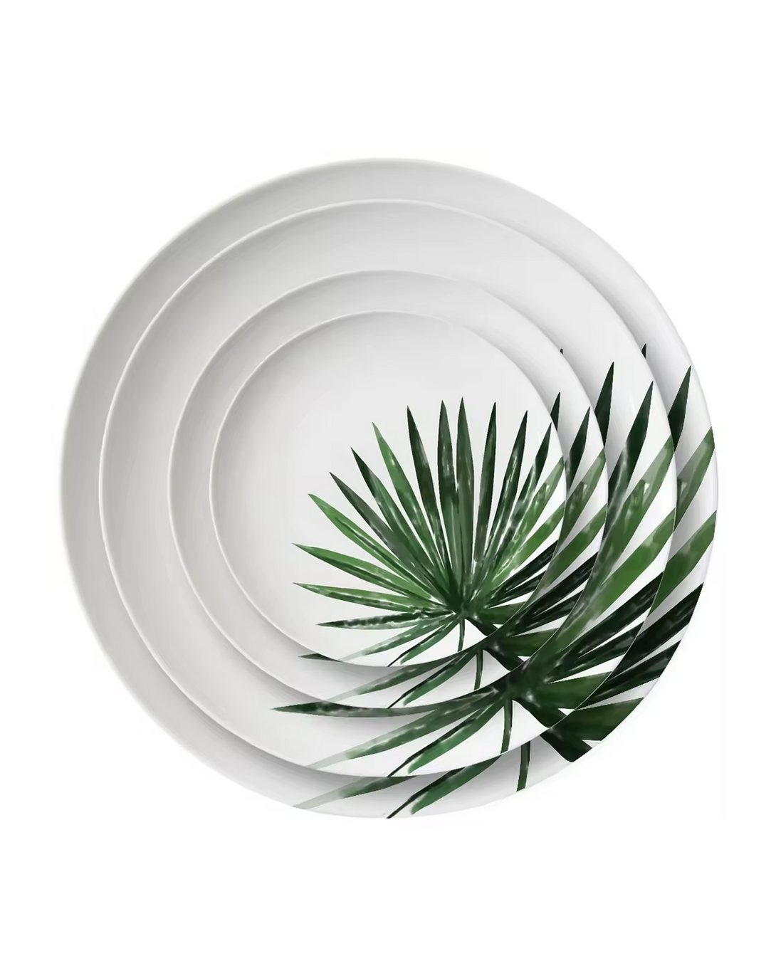 Madagascar leaves design plates ANGIE HOMES
