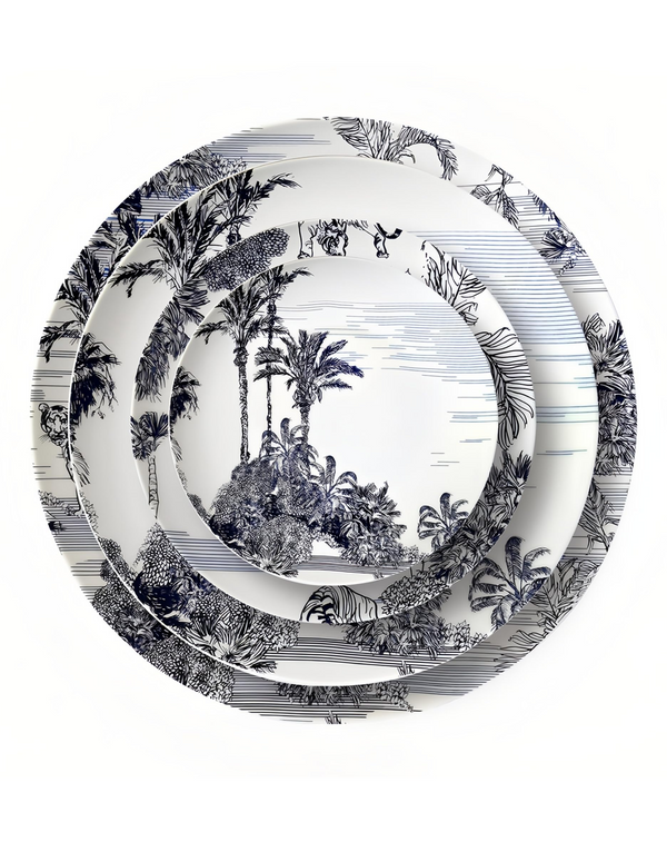 white fancy premium bone china plates ANGIE HOMES