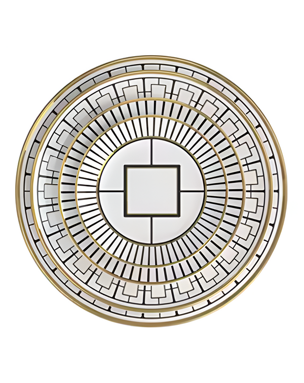 Botanical Italian design plates ANGIE HOMES