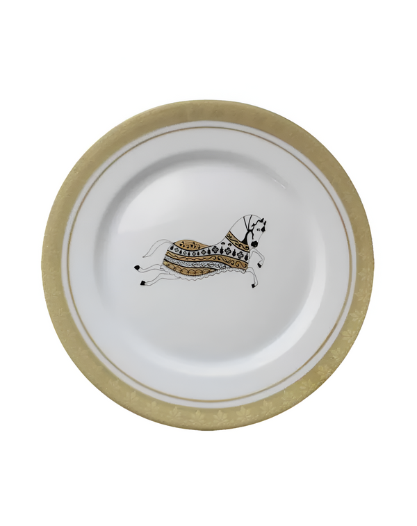 Madagascar horse design plate ANGIE HOMES