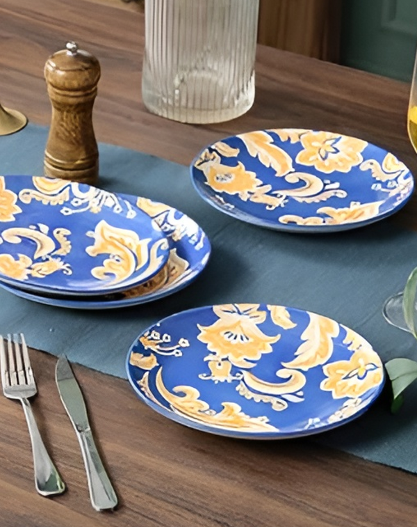 Ele Palm Dinnerware Plates ANGIE HOMES