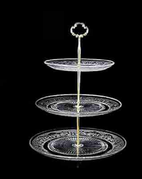 Aurea Form crystal cake stand ANGIE HOMES