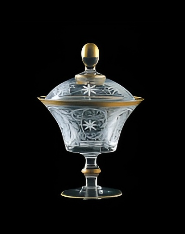 Aurora Crest Crystal vases ANGIE HOMES