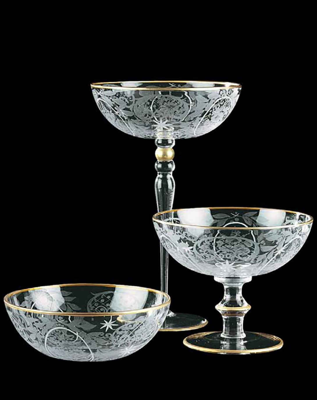 Eterna Bloom crystal vases ANGIE HOMES