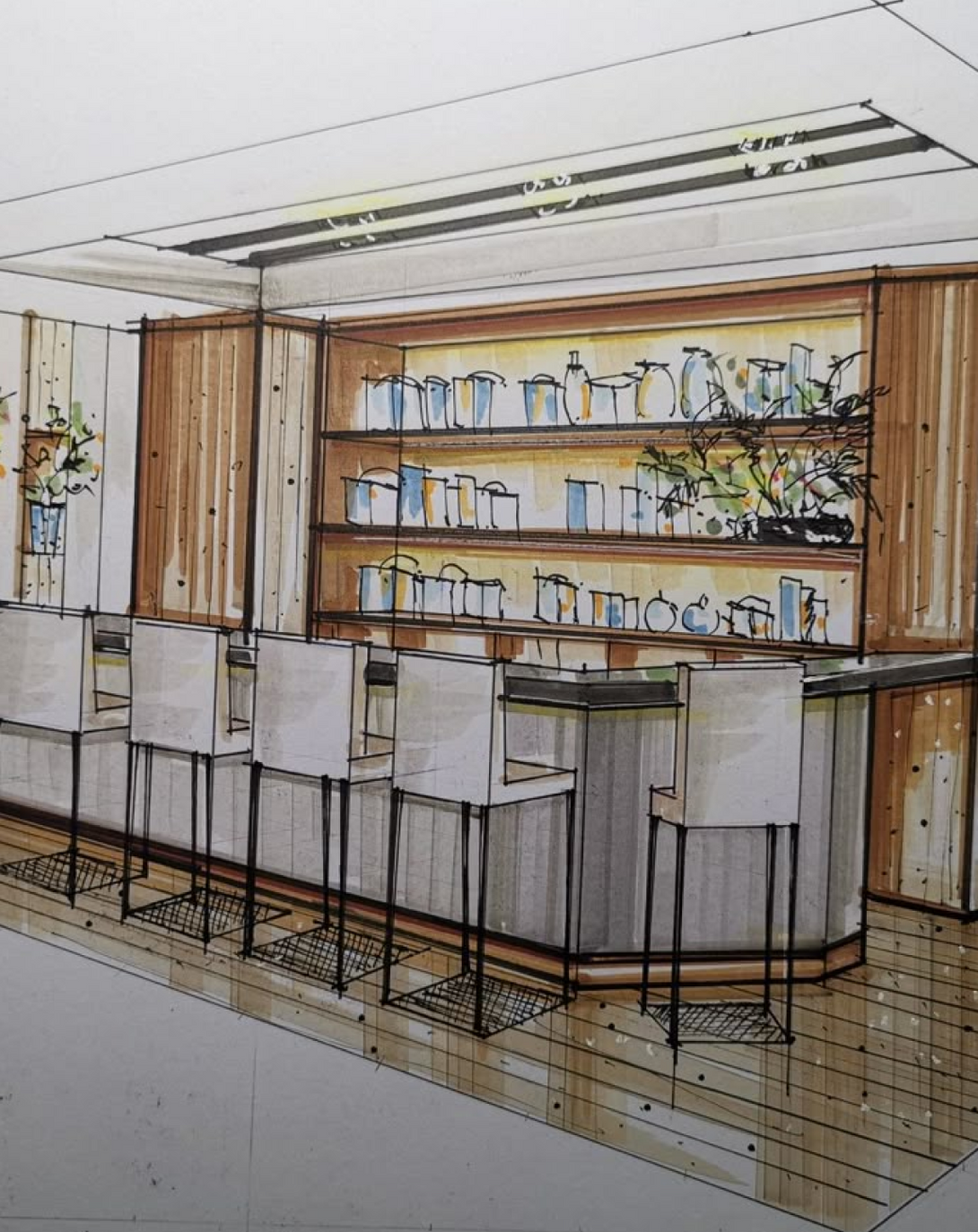 Hidden Gem Bar Area Interior Solution ANGIEHOMES