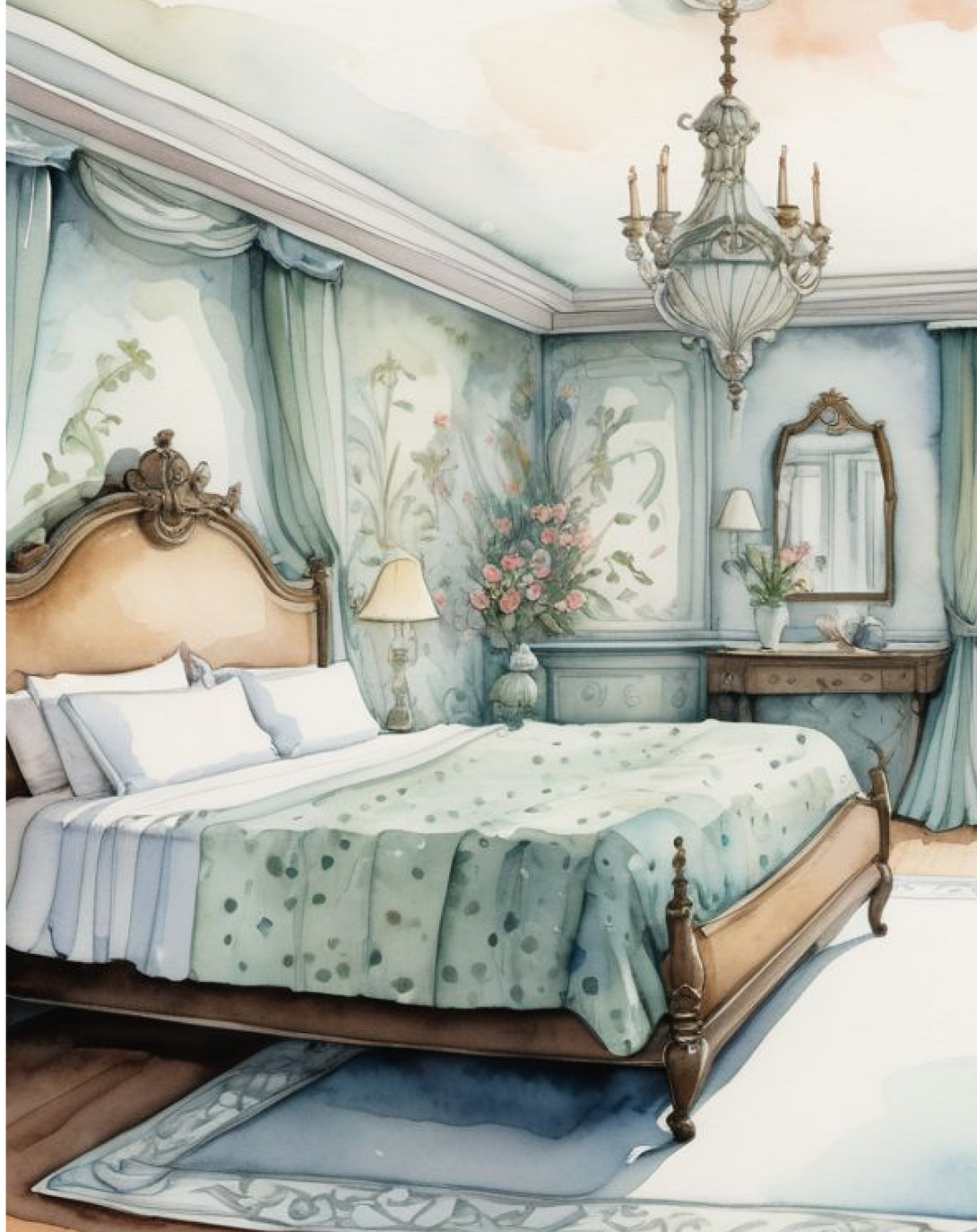 Master Suite Bed Room Interior Solution ANGHI HOMES