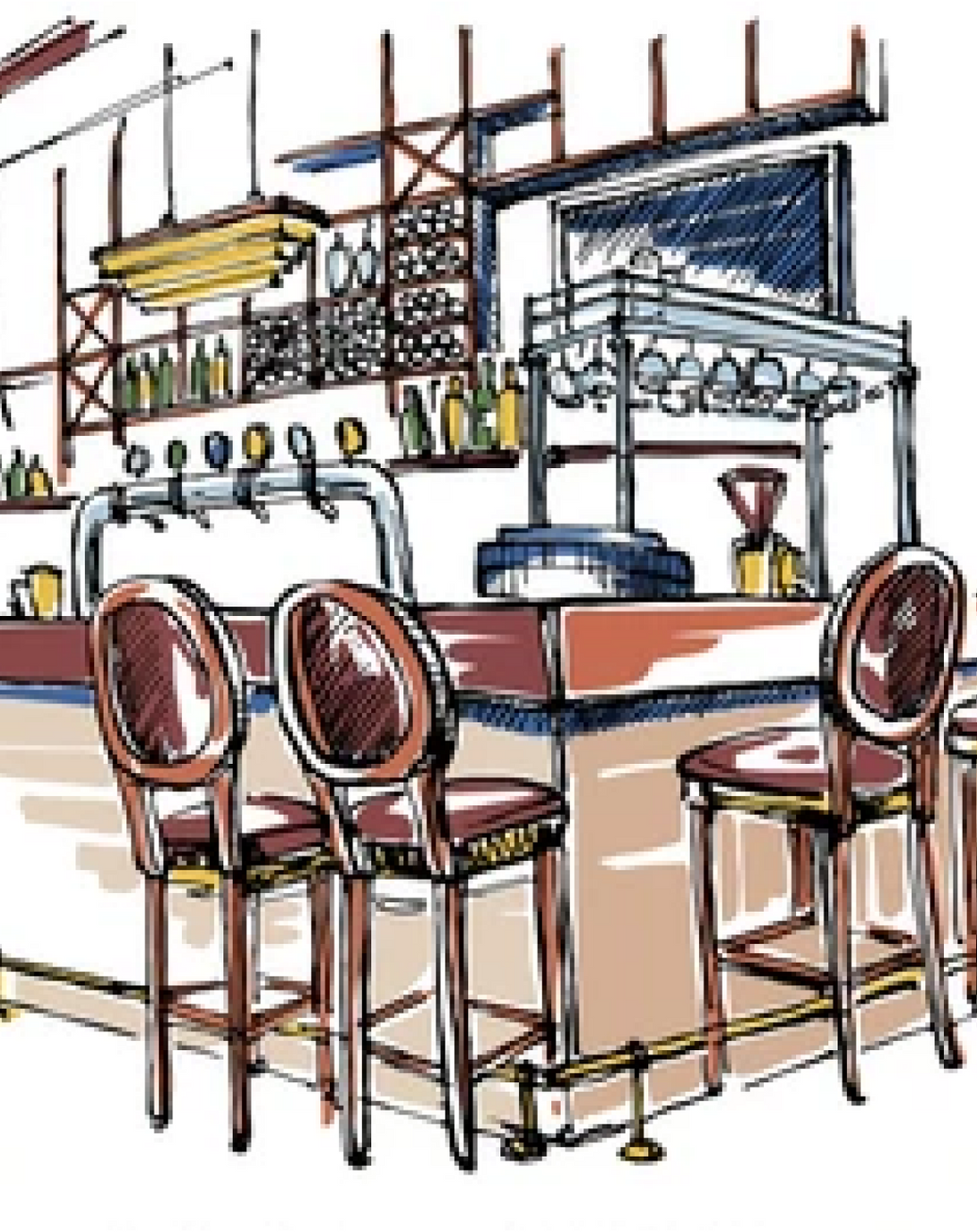 Backroom Bar Area Interior Solution ANGIEHOMES