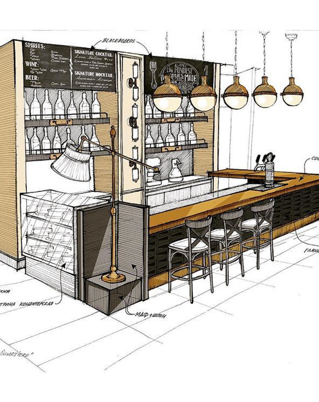 Budget Luxury Bar Interior Designers and Decorator ANGIE HOMES