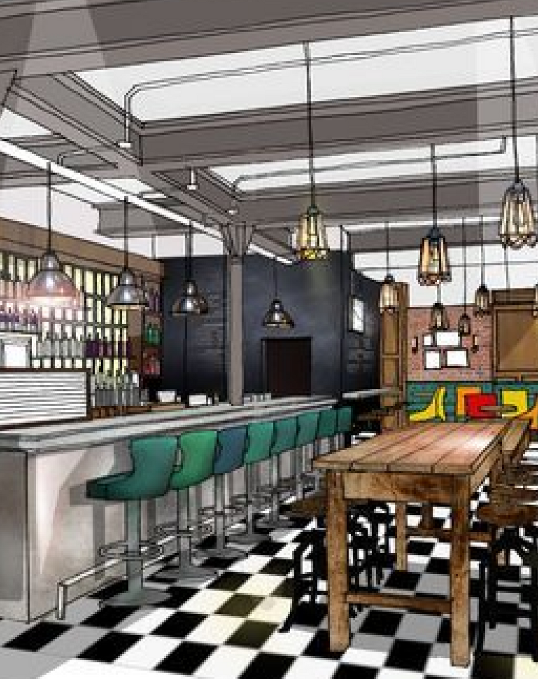 Budget Friendly Modern Pub Interior Design and Decoration ANGIE HOMES