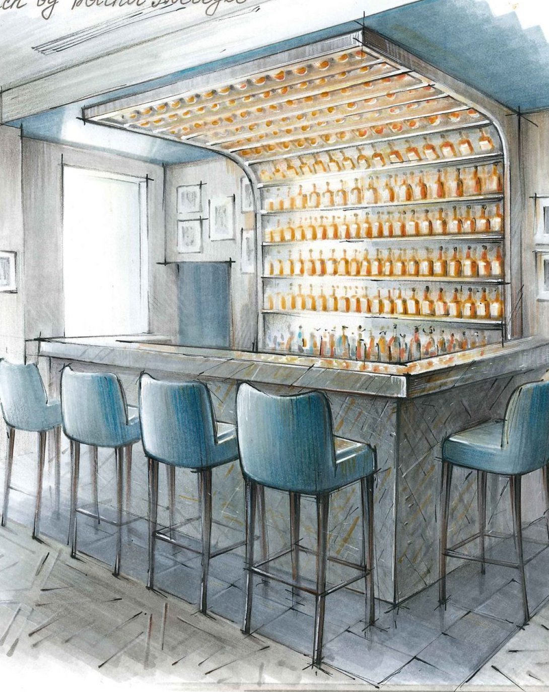 Trendy Bar Interior Designing and Decoration ANGIE HOMES
