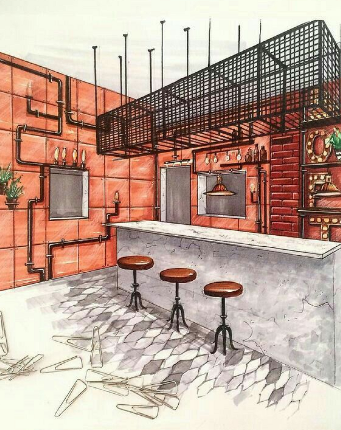 Beautiful Bar architecture and interior design ANGIE HOMES