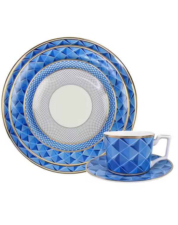 Luxury Swirl dinner plate Set ANGIE HOMES