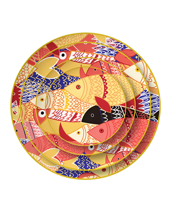 fish designed plates ANGIE HOMES