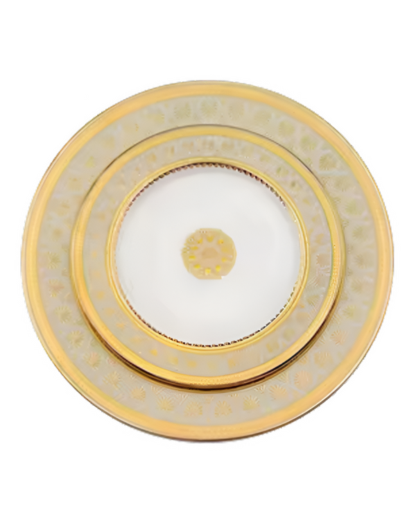 luxury golden design dinner plates ANGIE HOMES