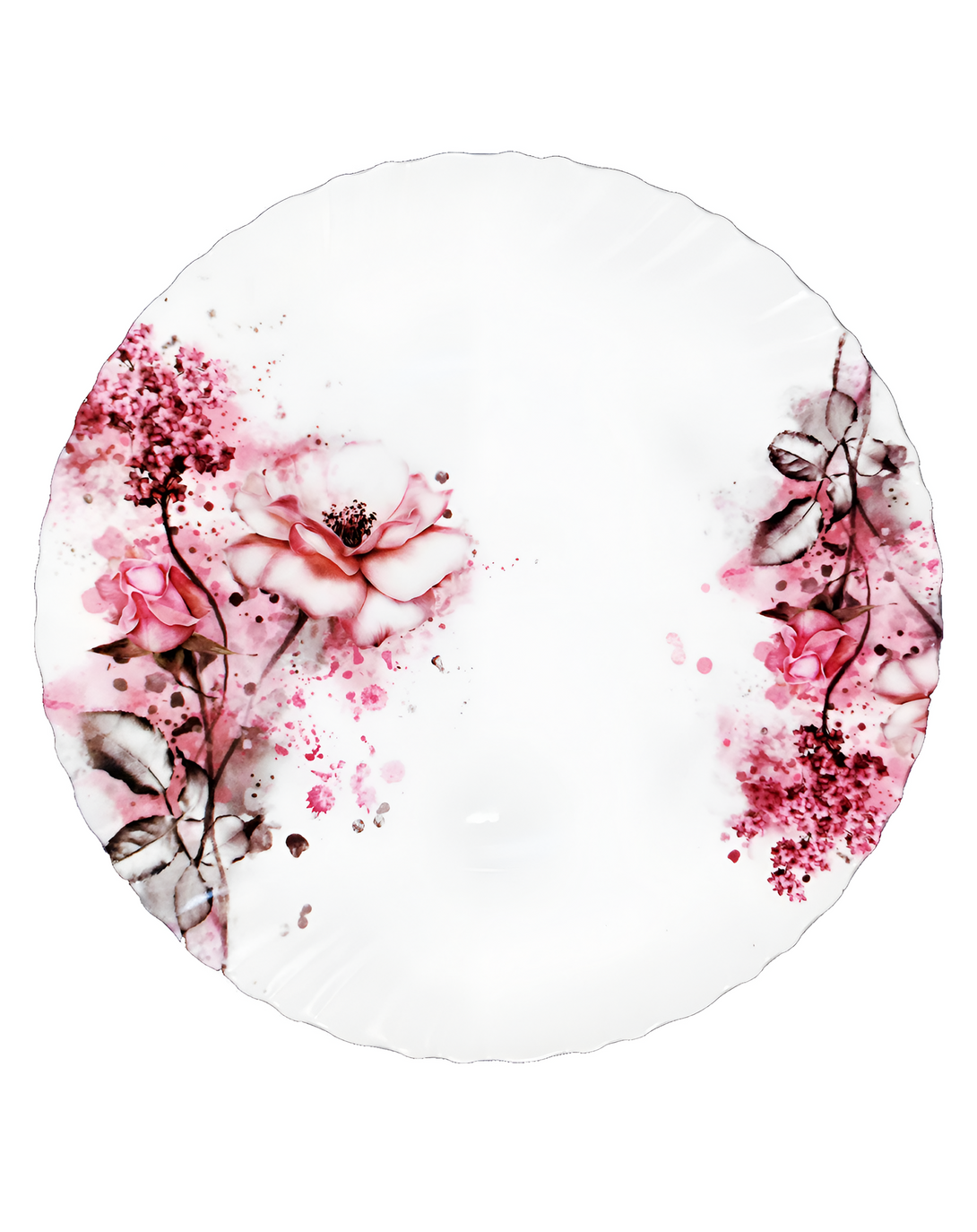 Botanical floral bone china plates ANGIE HOMES