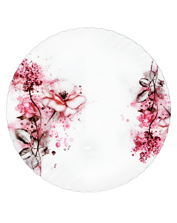Botanical floral bone china plates ANGIE HOMES