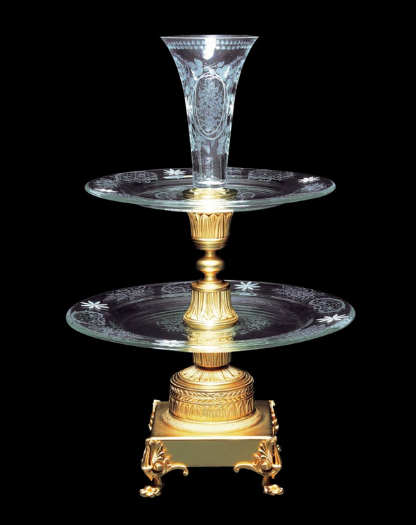 Nova Flow Crystal Cake stand ANGIE HOMES