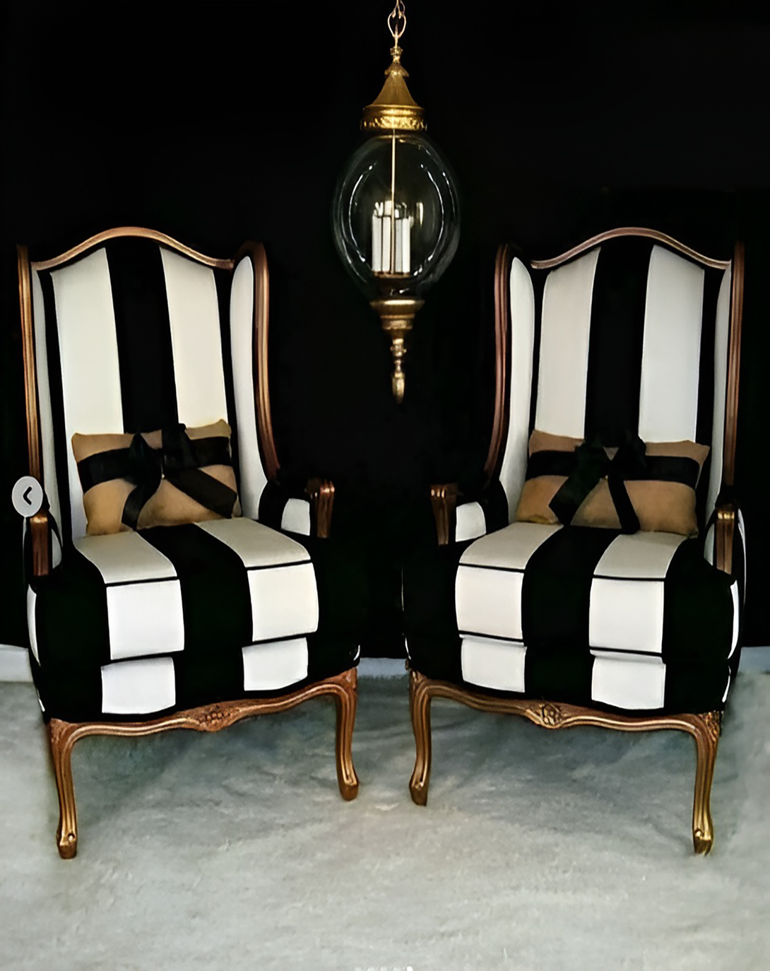 Friendly Black And White Modern Sofa Chair ANGIE HOMES