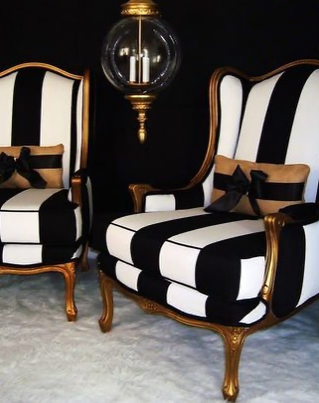 Friendly Black And White Modern Sofa Chair ANGIE HOMES