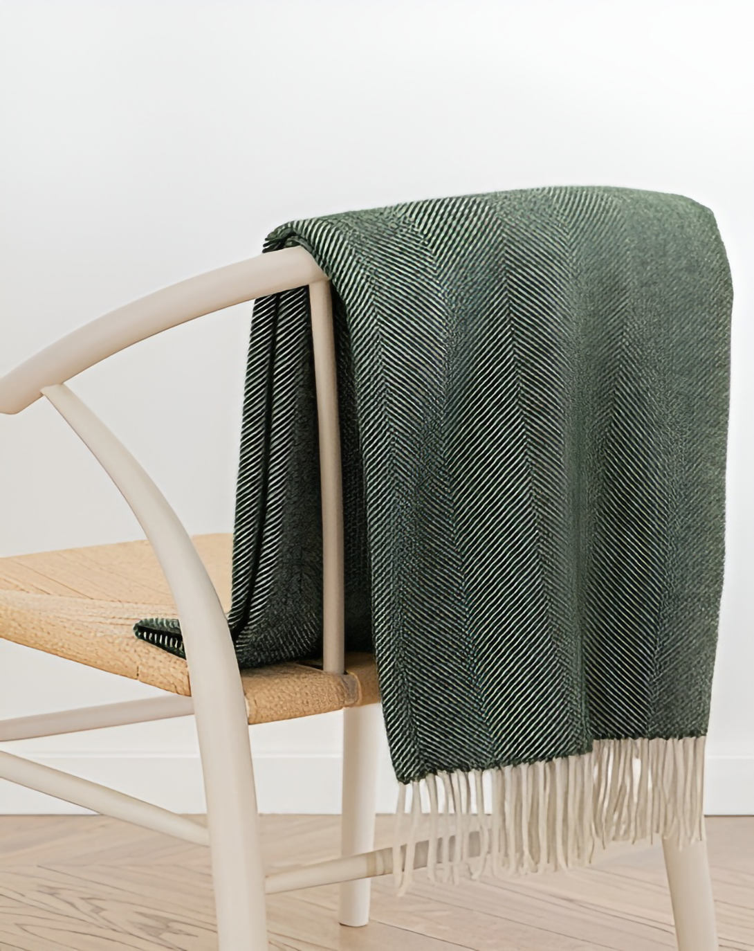 Fuschsia Luxury Grey & White Throw & Blanket