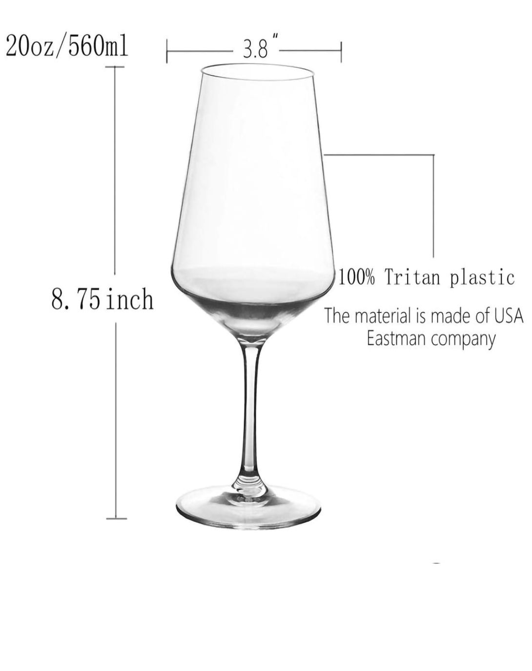 GLITTER STYLISH WINE GLASS SET ANGIE HOMES