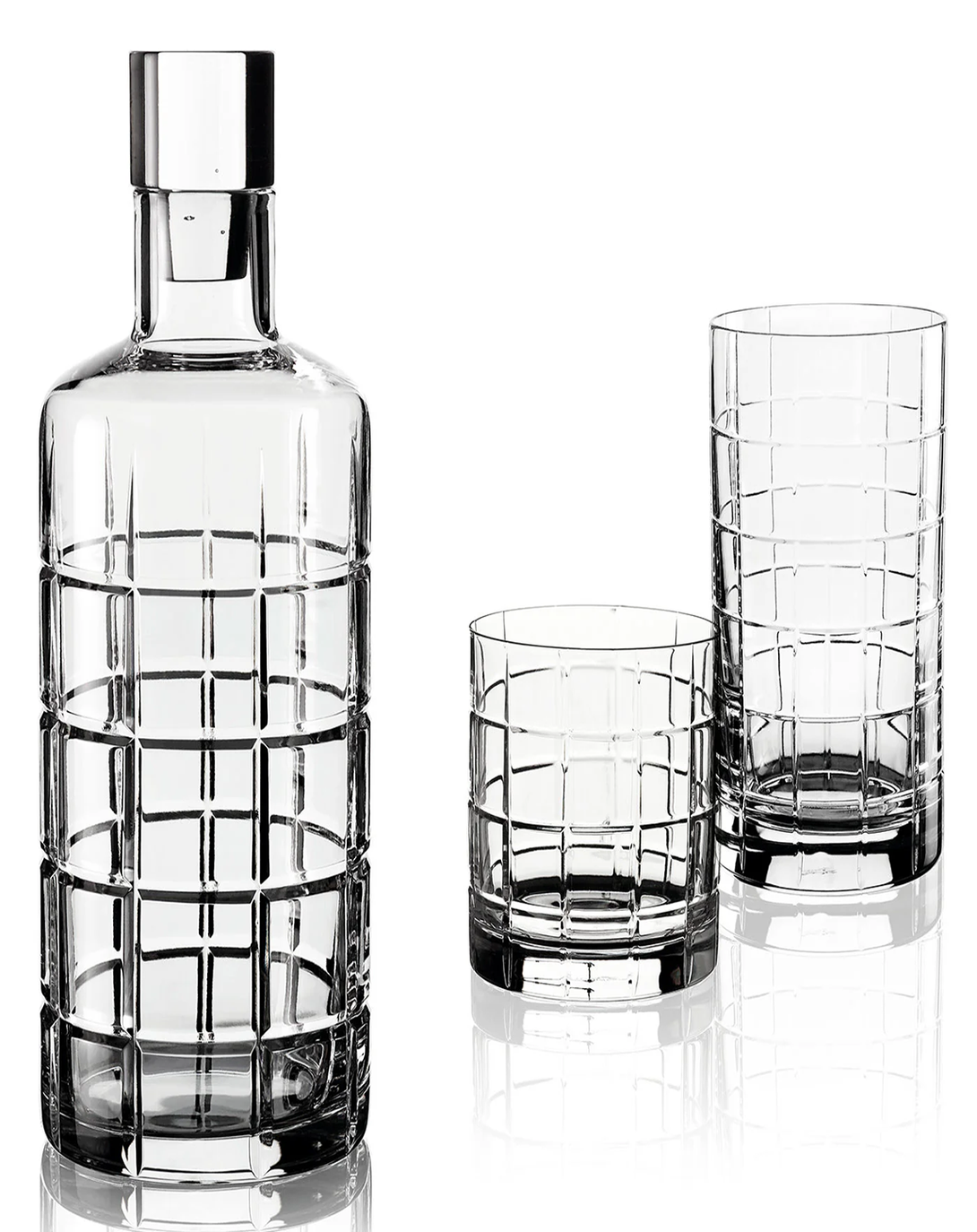 GULIA CYLINDRICAL LUXURY CRYSTAL DECANTER