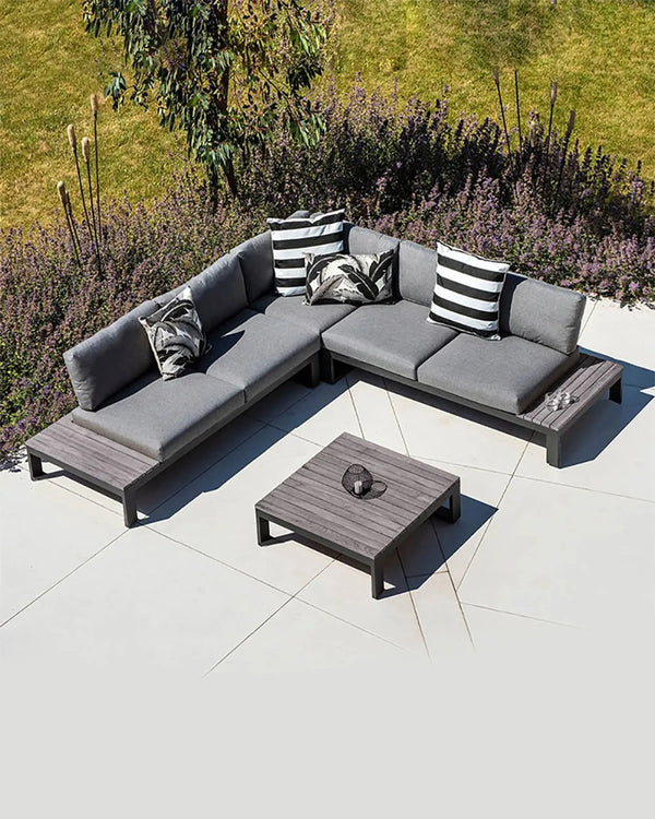 Gary L Shape Sofa Set - Out Door Furniture