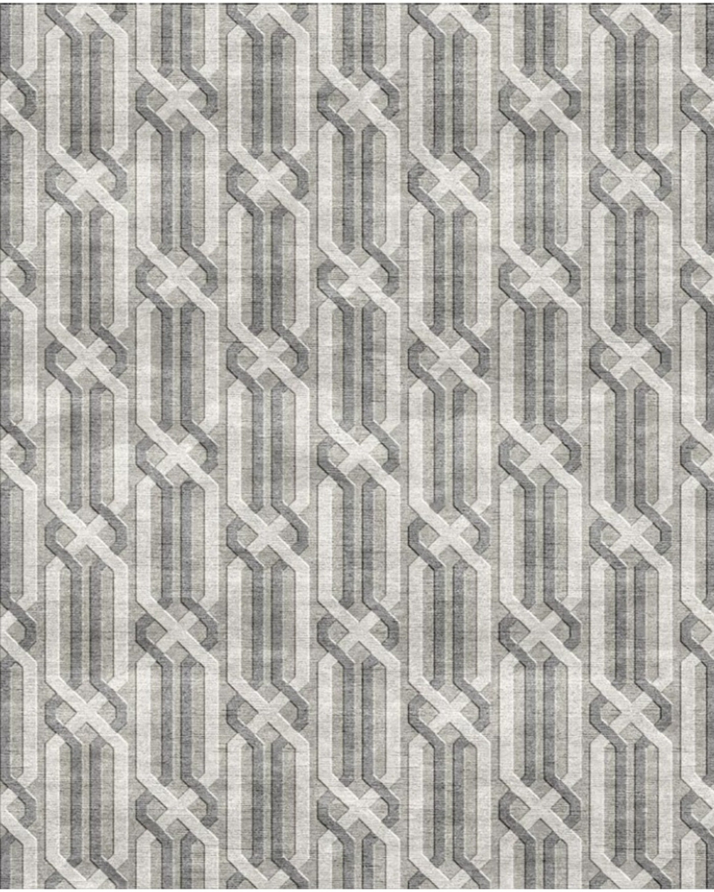 Geometric Design Area Carpet ANGIE HOMES