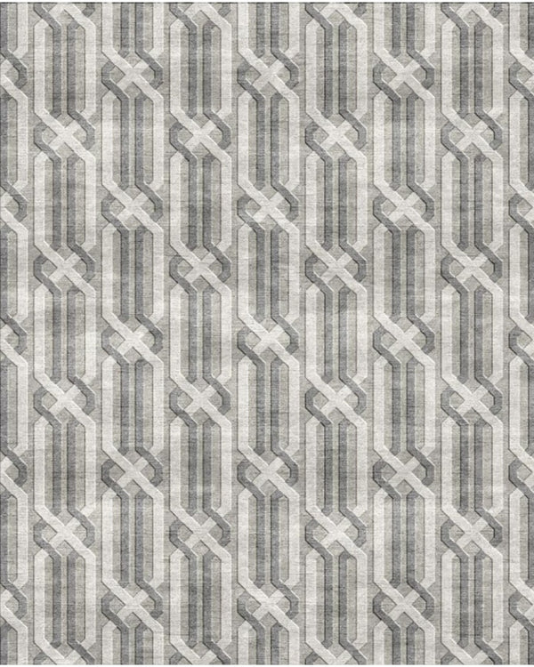 Geometric Design Area Carpet ANGIE HOMES