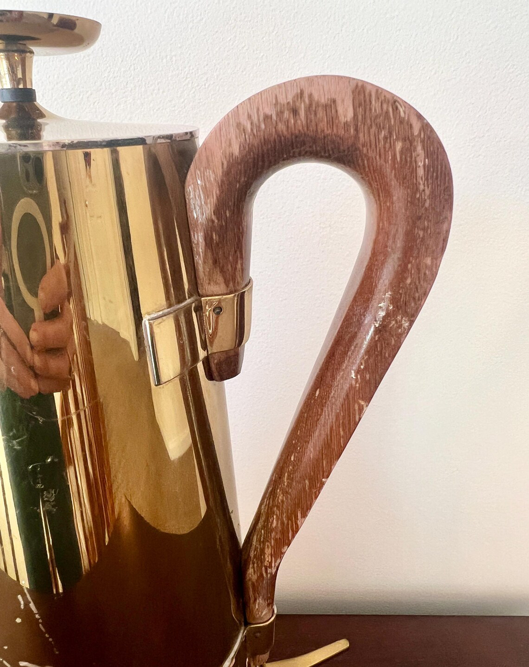 Gold Finish Modern Tea Set - Angie India Serverware ANGIE HOMES