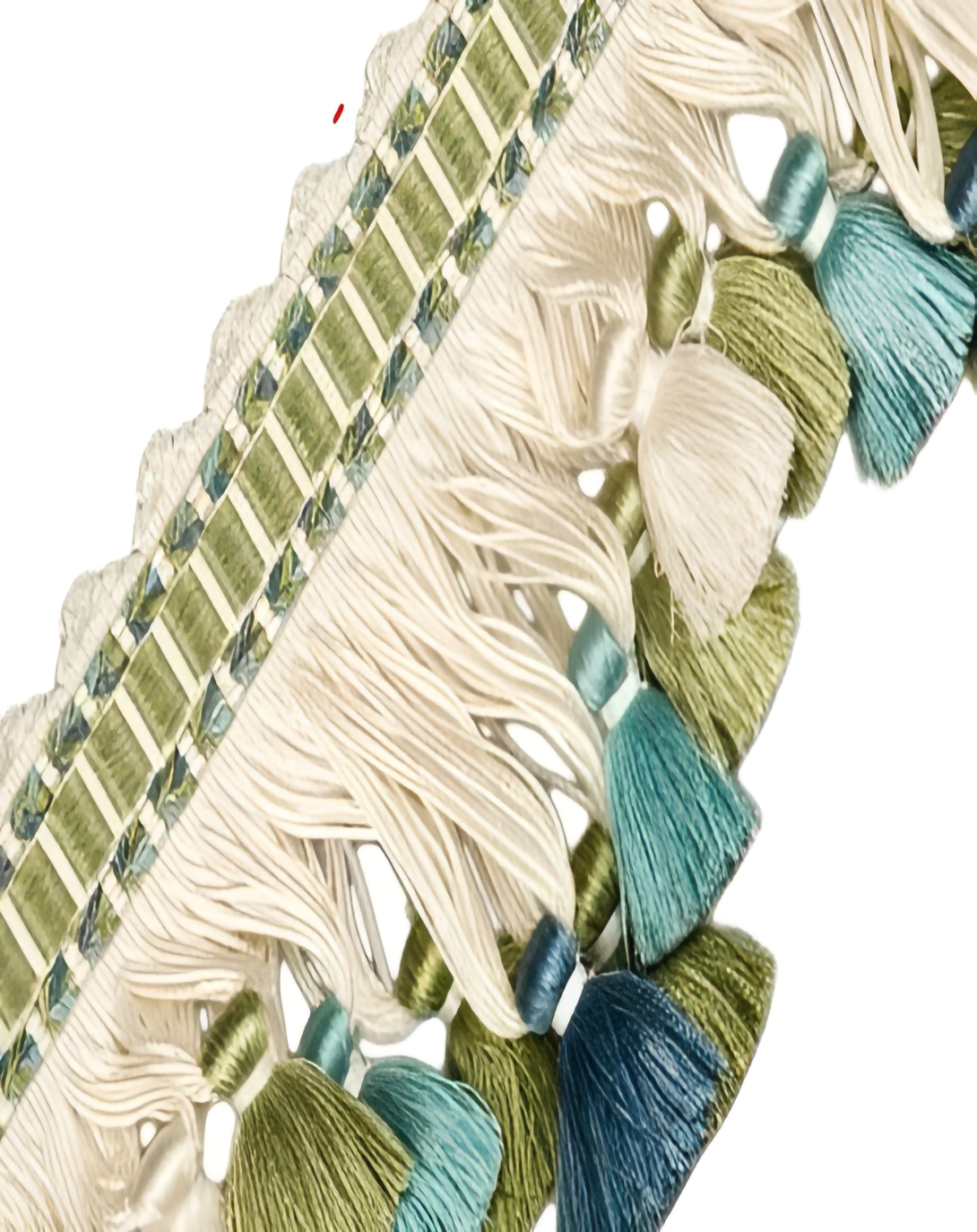 Gold Polyester Olive Drab Tie Backs