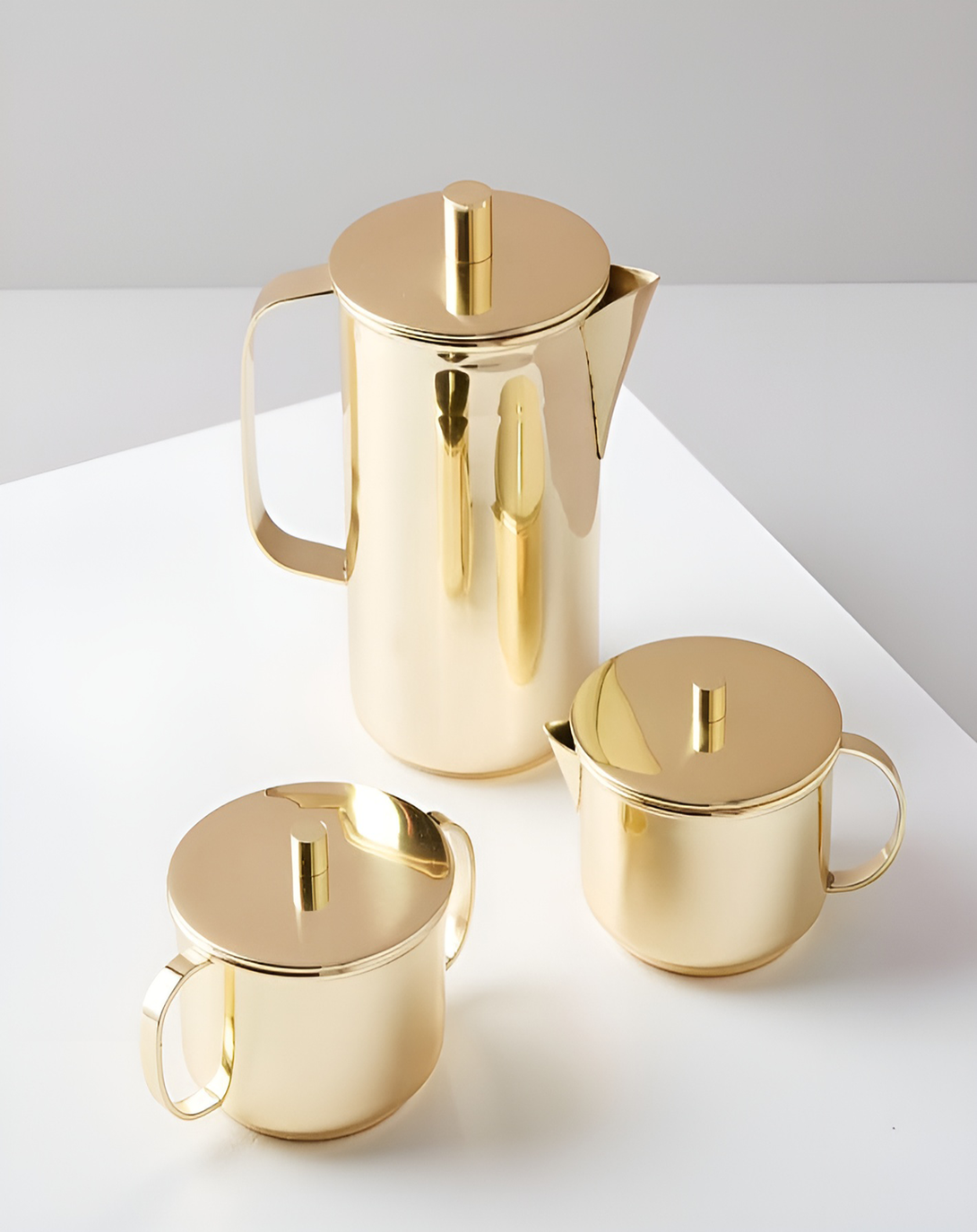 Golden Claudia Serverware Set of 3