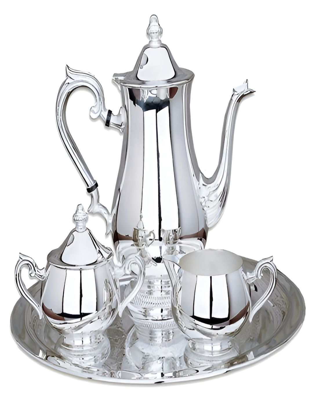 Grace Luxury Silver Plated Tea Set