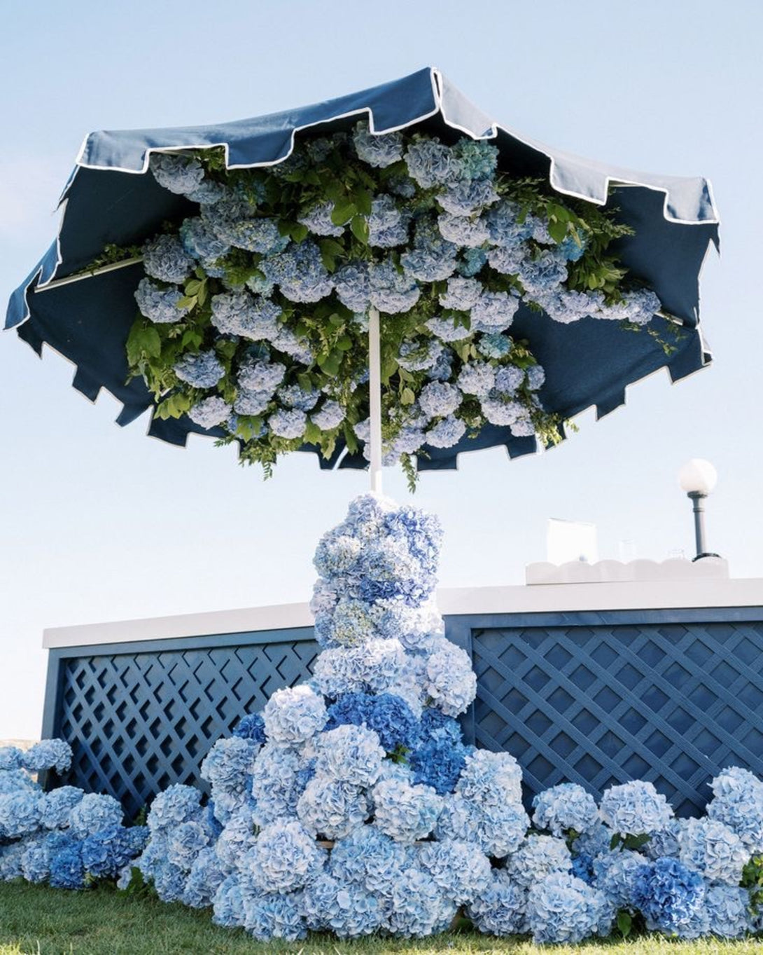 Green & White Flower Wedding Decoration ANGIE HOMES