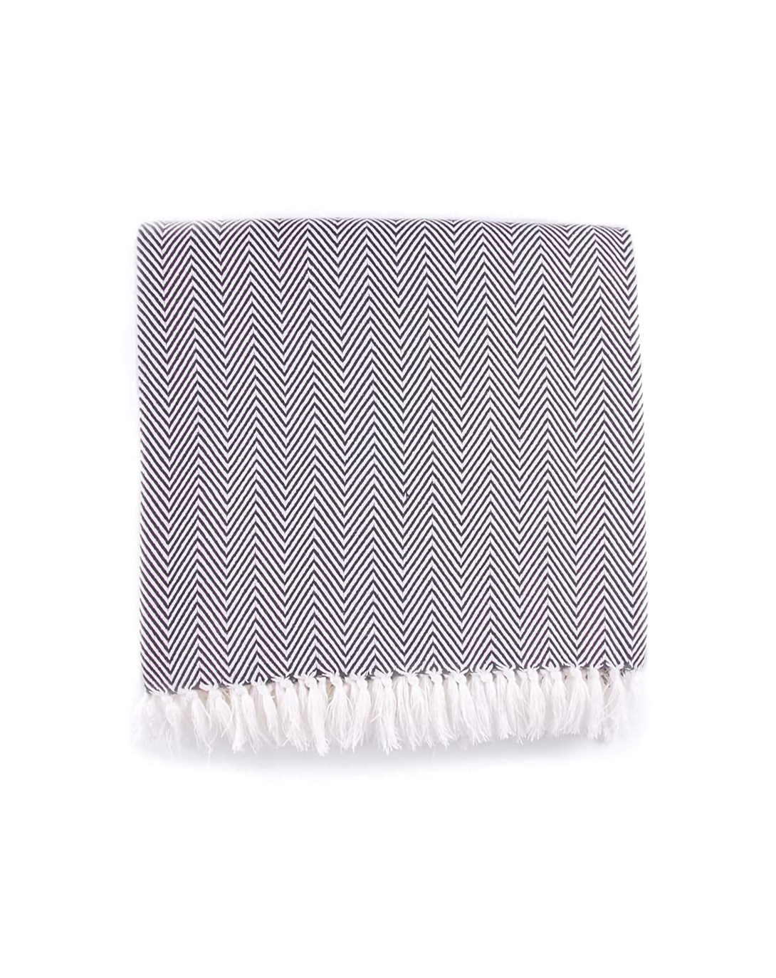 Grey Throw & Blanket