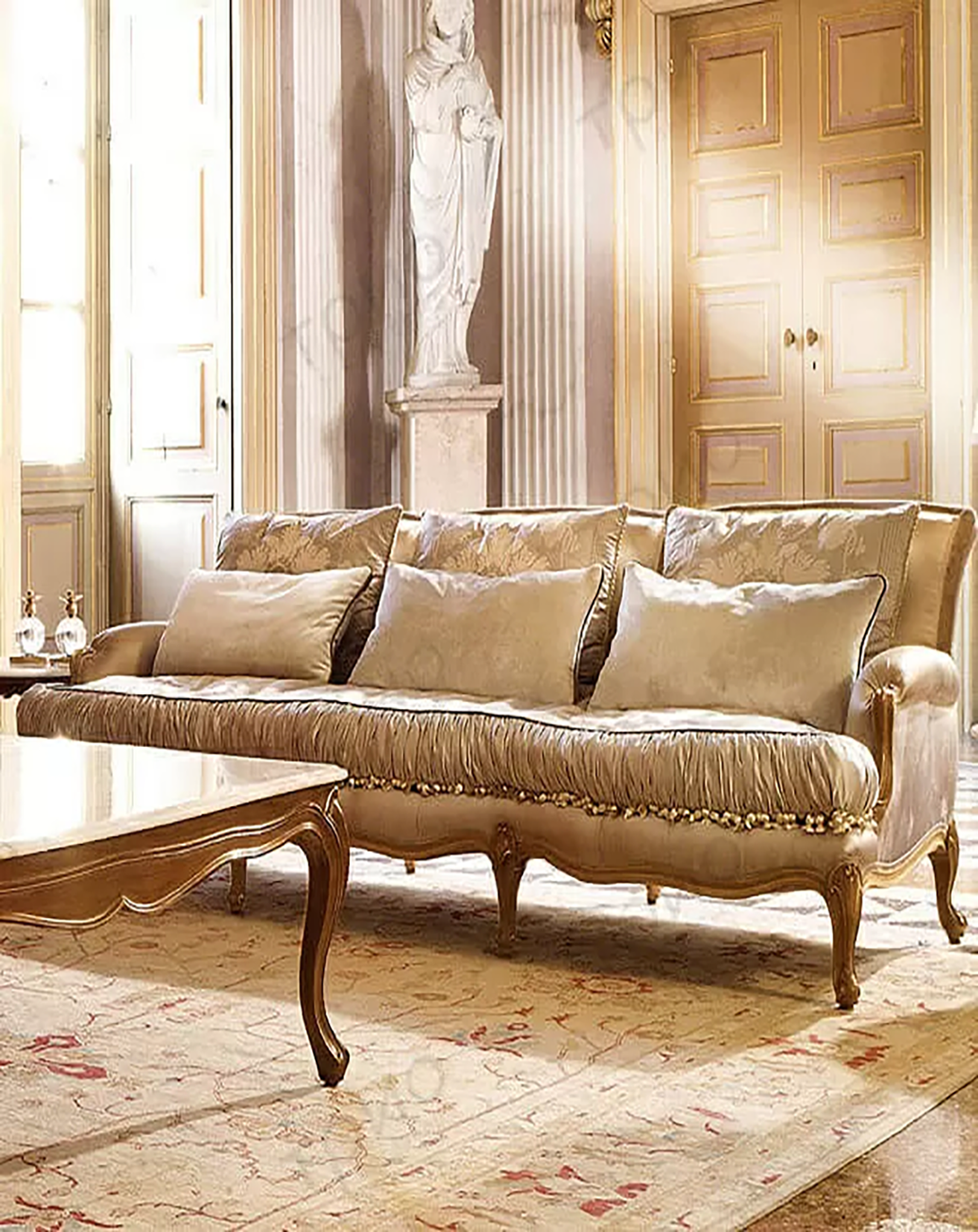 HESTAGE GREY CLASSIC LUXURY SOFA