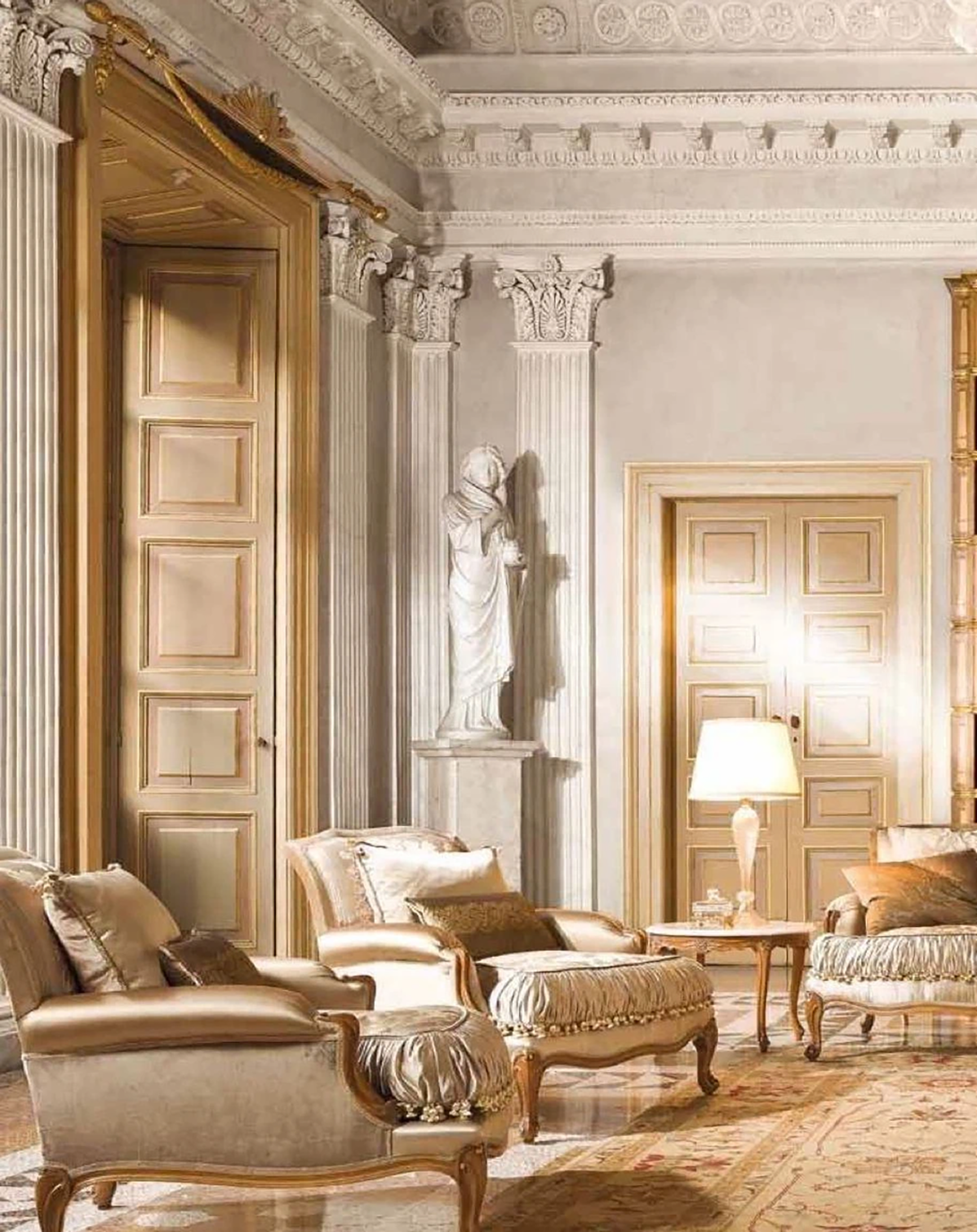 HESTAGE GREY CLASSIC LUXURY SOFA