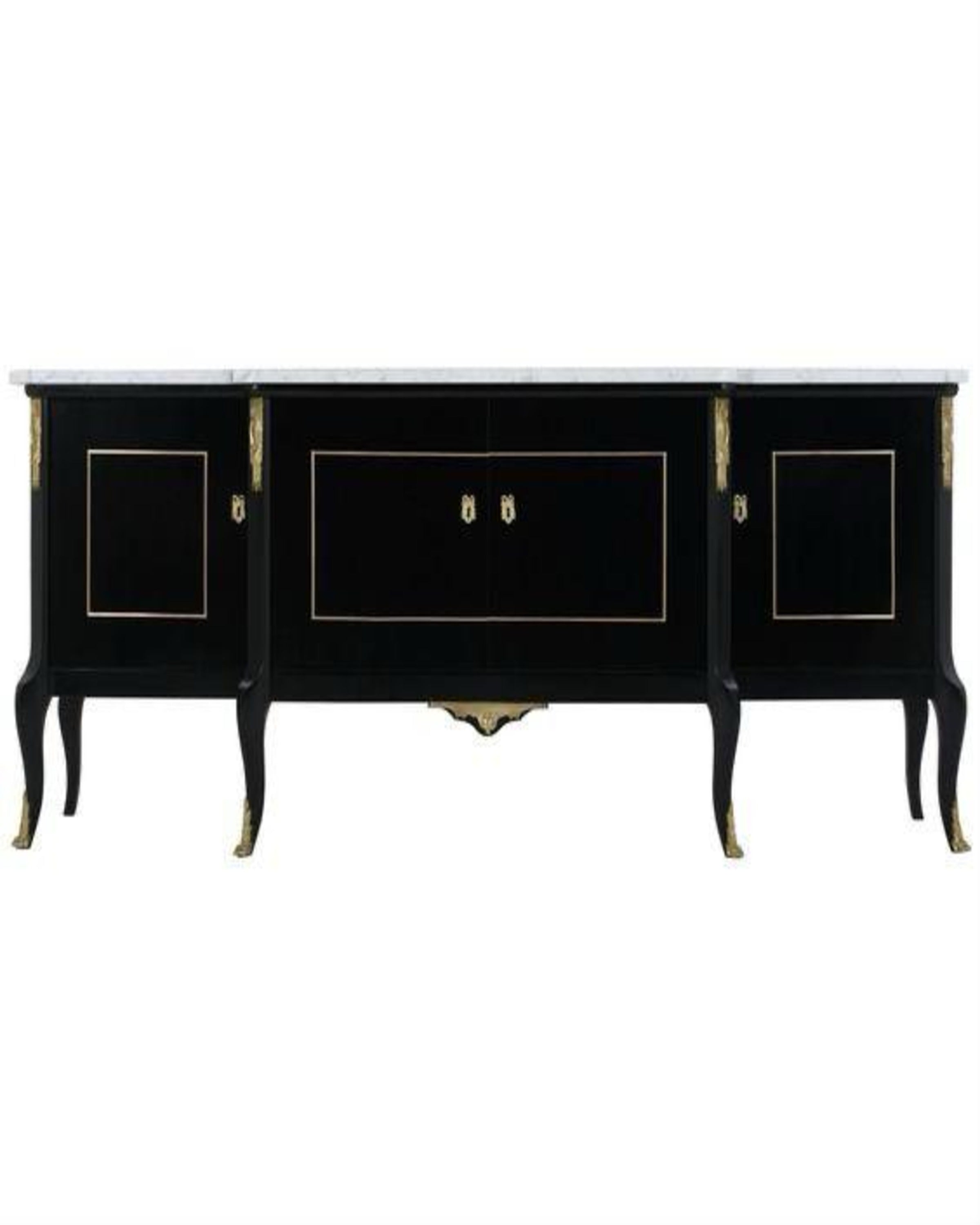 Hallway Black Console Table ANGIE HOMES