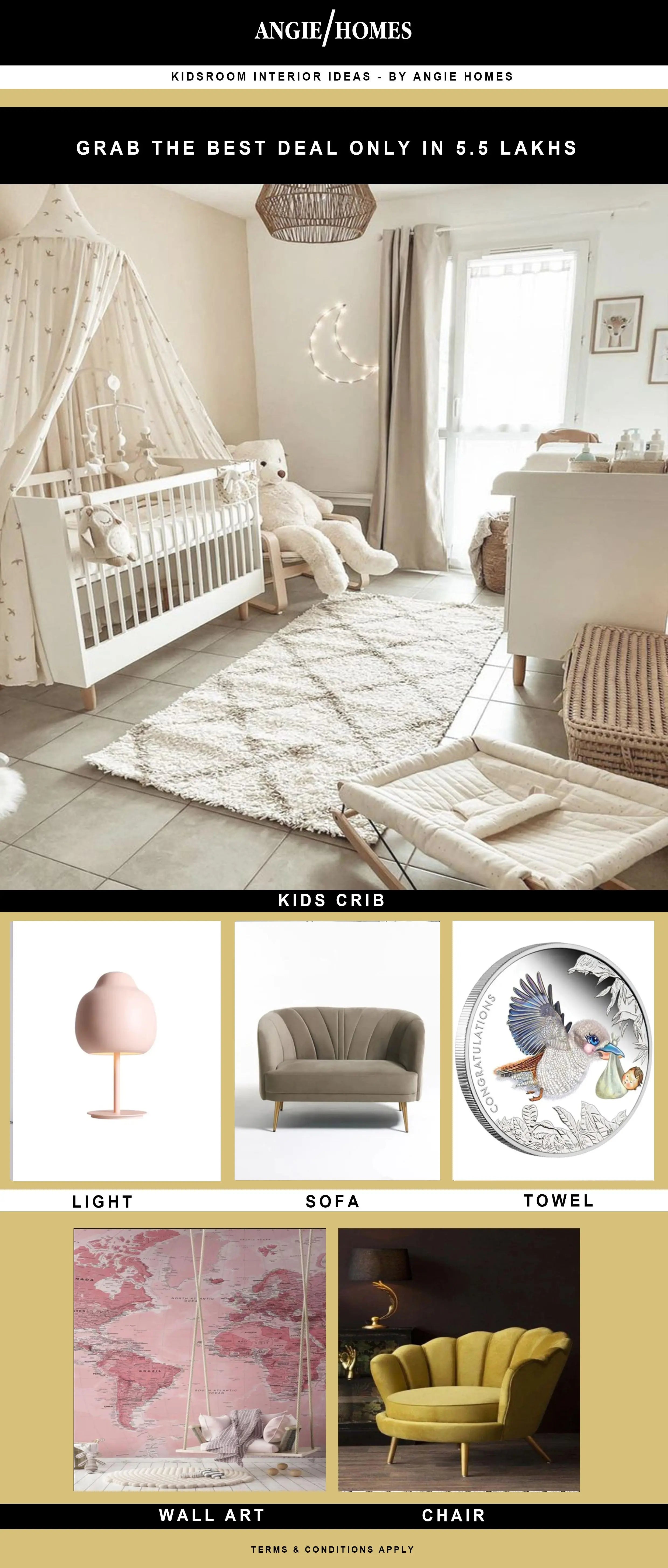 Harni Modern Baby Room Interior Design - Interior Solutions – ANGIE HOMES