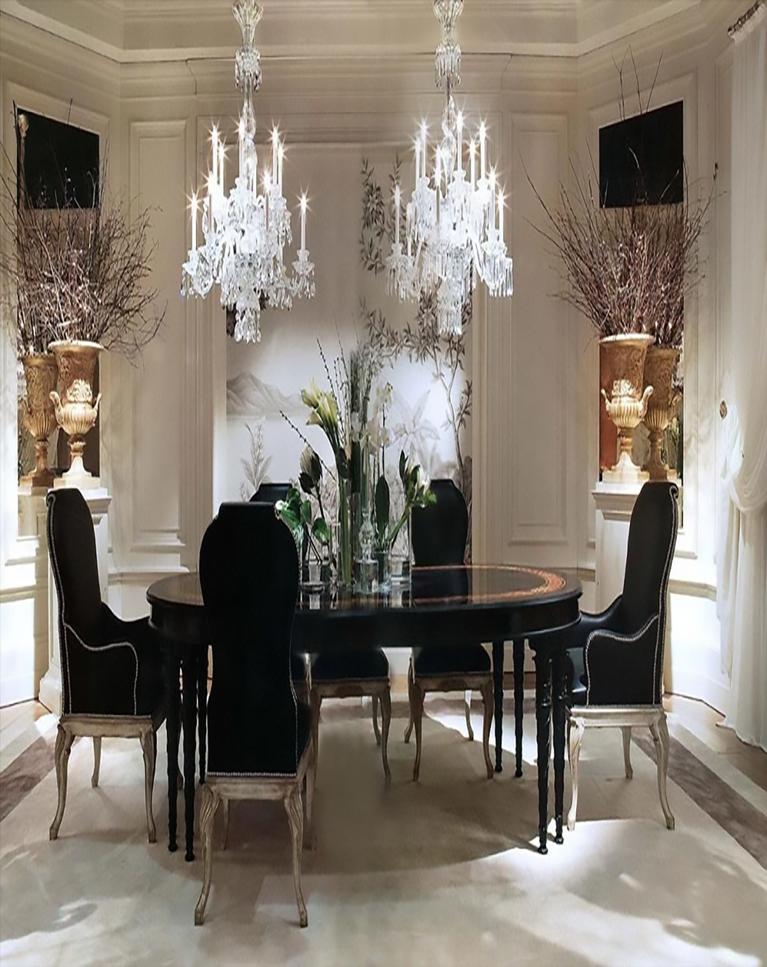 Harny Classic Wooden Dining Table ANGIE HOMES