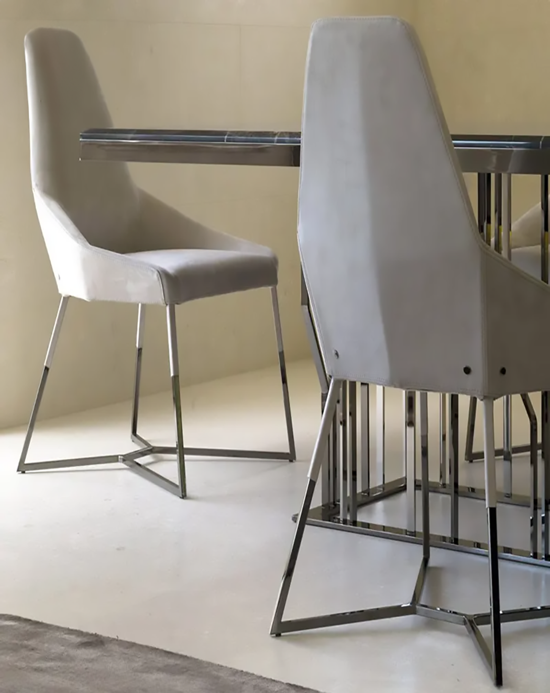 Helvis Dining Table Set of 6 - Angie India Furniture ANGIE HOMES