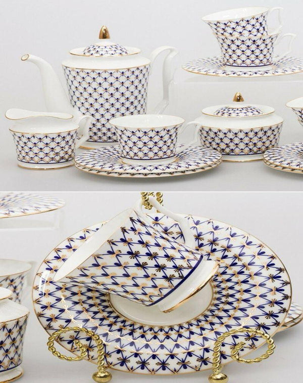 Heritage Rose Fine China Tea Sets